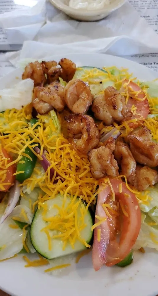 Fried Shrimp Salad