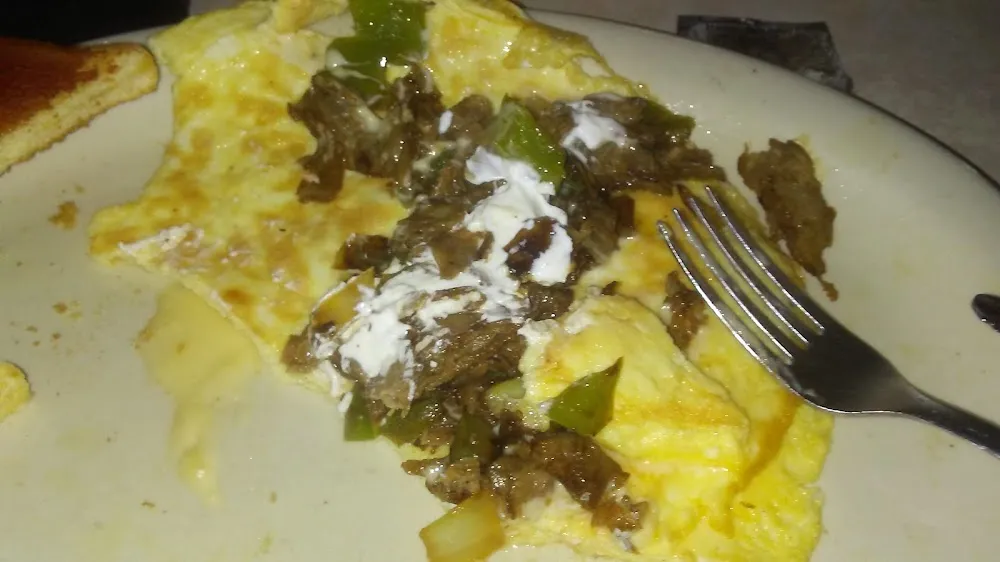 Philly Cheesesteak Omelette
